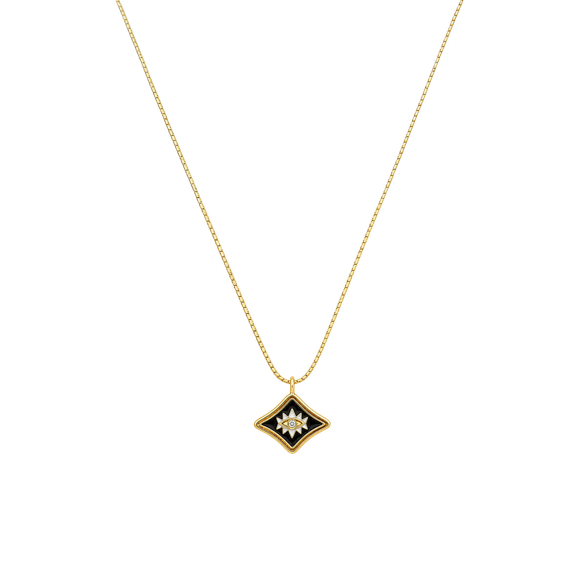 NOIR EVIL EYE NECKLACE