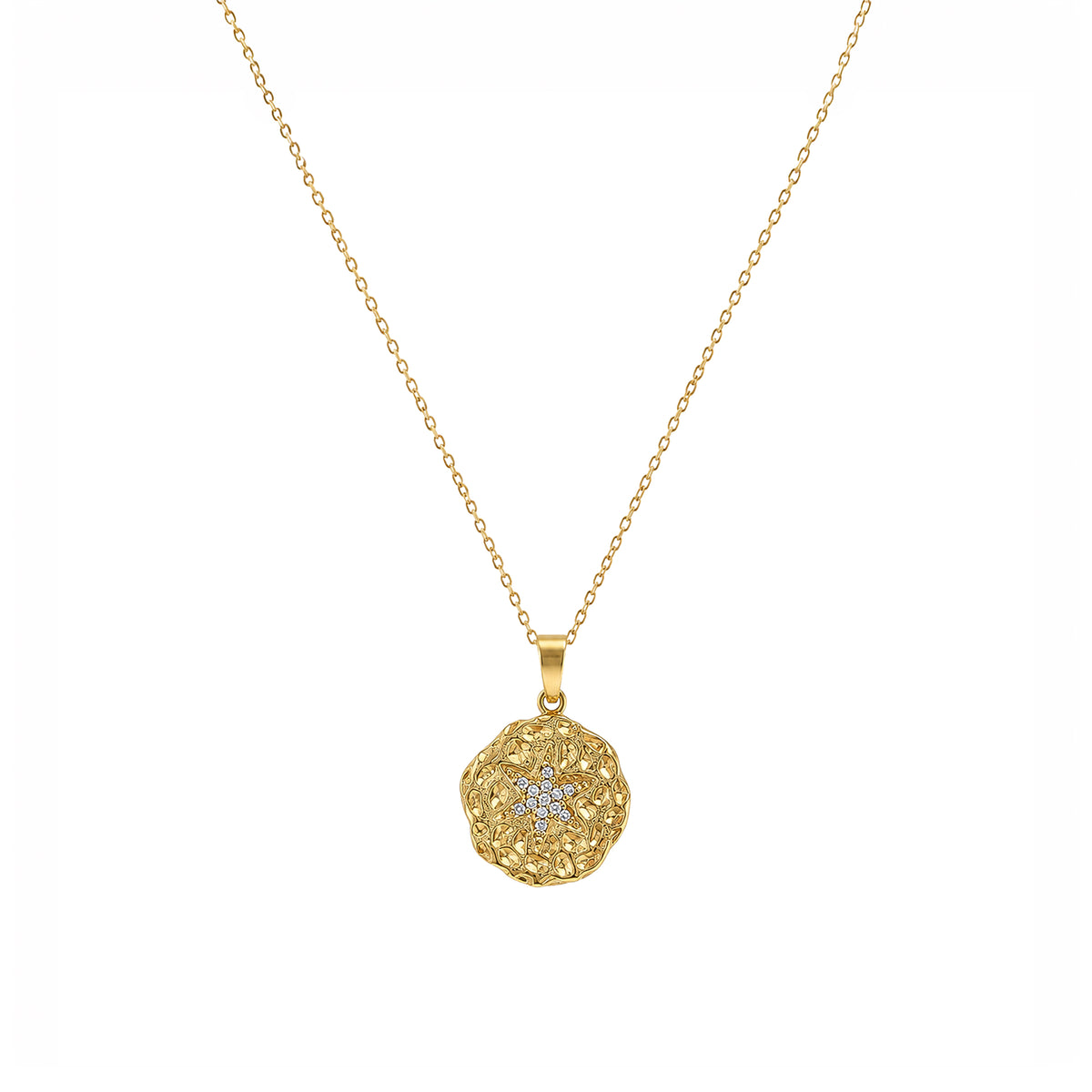 STARBUST MADELLION NECKLACE